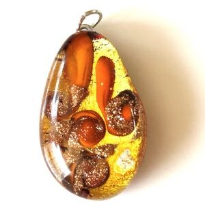 MURANO GLASS Teardrop Pendant